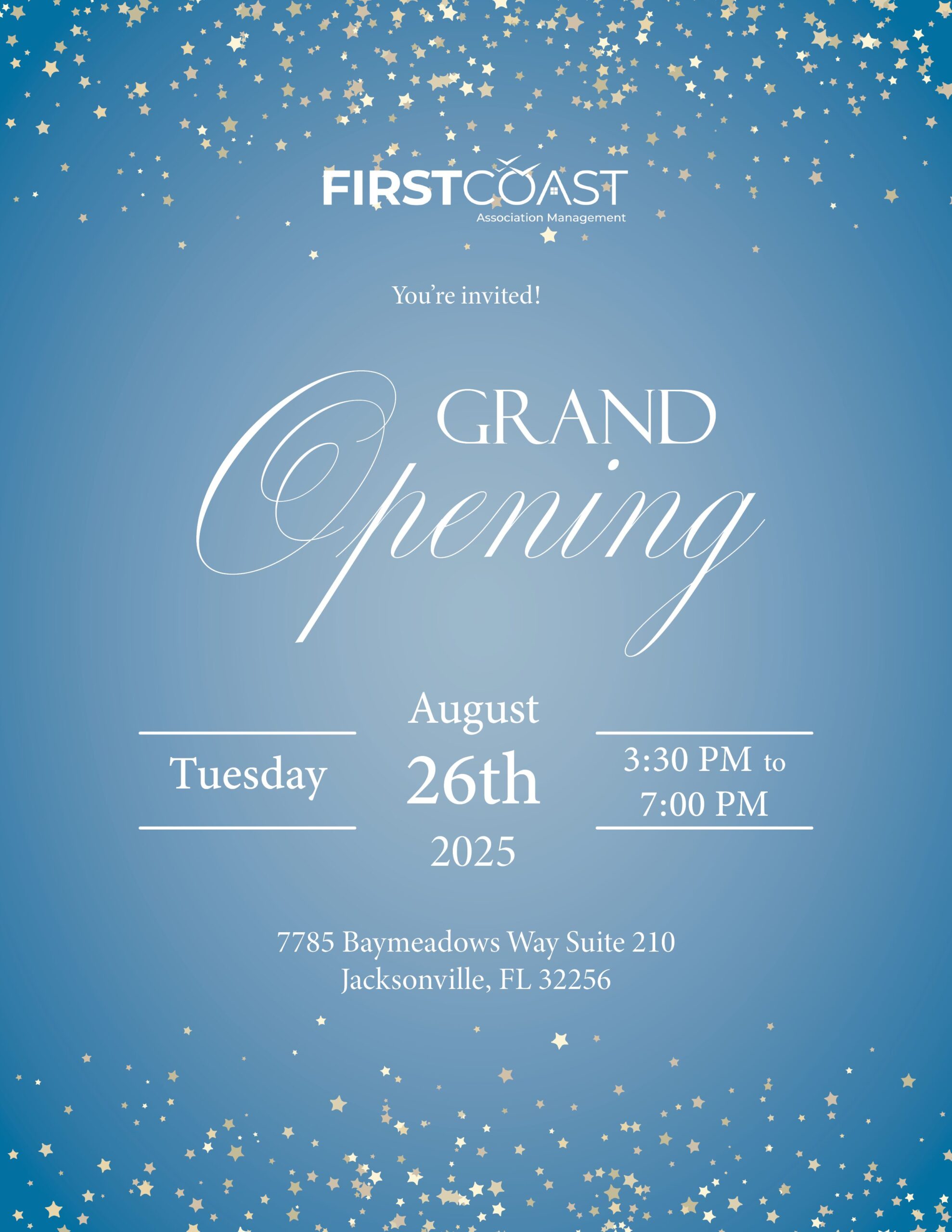 Grand opening